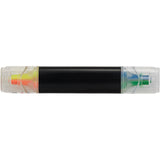 Scripto® Quad Highlighter — Black (BK) — blank front view — 4