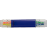 Scripto® Quad Highlighter — Blue (BL) — blank back view — 36