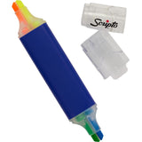 Scripto® Quad Highlighter — Blue (BL) — blank detail view — 35