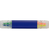 Scripto® Quad Highlighter — Blue (BL) — blank front view — 33