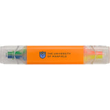Scripto® Quad Highlighter — Orange (OR) — decorated front view — 42