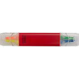 Scripto® Quad Highlighter — Red (RD) — blank back view — 16
