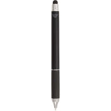 Scripto® Neo Recycled Stylus Gel Pen — Black (BK) — blank back view — 28