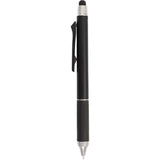 Scripto® Neo Recycled Stylus Gel Pen — Black (BK) — blank front view — 22