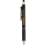 Scripto® Neo Recycled Stylus Gel Pen — Black (BK) — decorated front view — 20