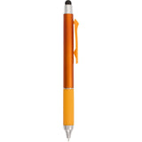 Scripto® Neo Recycled Stylus Gel Pen — Orange (OR) — blank front view — 40