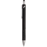 Scripto® Revel Recycled Stylus Pen — Black (BK) — blank front view — 20