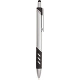 Scripto® Revel Recycled Stylus Pen — Silver (SL) — blank front view — 3