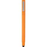 Ambassador Square Ballpoint Stylus — Orange (OR) — blank front view — 15