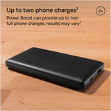 mophie 10k Portable Power Bank — Black (BK) — blank product view — 7