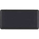 mophie 10k Portable Power Bank — Black (BK) — blank front view — 3
