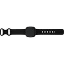 Fitbit Versa 4 Fitness Smartwatch — Black (BK) — blank buckle strap laid flat