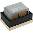 Set in Stone Wireless Charging Desk Clock — Gray (GY) — gift box with clock