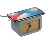 Set in Stone Wireless Charging Desk Clock — Gray (GY) — view 10 — 11
