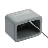 Set in Stone Wireless Charging Desk Clock — Gray (GY) — view 5 — 6