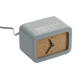Set in Stone Wireless Charging Desk Clock — Gray (GY) — view 3 — 4