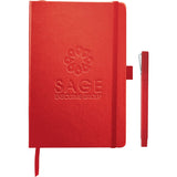 Nova Bound JournalBook Bundle Set — Red (RD) — decorated front view — 2