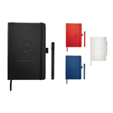 Nova Bound JournalBook Bundle Set — Black (BK) — decorated front view — 6
