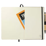 5.5" x 8.5" Recycled Cotton Bound Journal Set — Natural (NT) — blank front view — 8