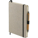 5.5" x 8.5" Recycled Cotton Bound Journal Set — Natural (NT) — blank left angle — 7