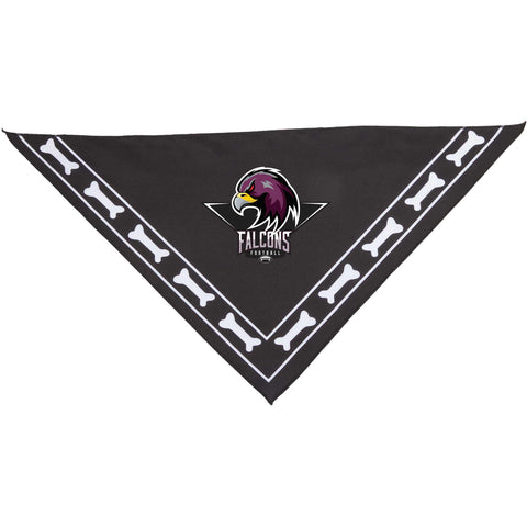Paws & Claws Pet Bandana 7300-03 — Black (BK) — view 1