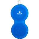 ChowTime Collapsible Dual Pet Bowl 7300-20 — Blue (BL) — view 2
