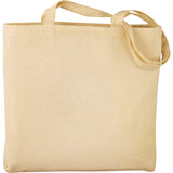 6oz Classic Cotton Canvas Meeting Tote — Natural (NAT) — blank front view — 4