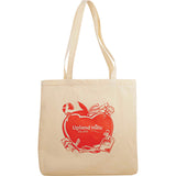6oz Classic Cotton Canvas Meeting Tote — Natural (NAT) — decorated front view — 3