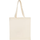 100% 4oz Cotton Canvas Convention Tote — Natural (NT) — blank front view