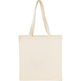 100% 4oz Cotton Canvas Convention Tote — Natural (NT) — blank front view — 5