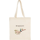 100% 4oz Cotton Canvas Convention Tote — Natural (NT) — decorated front view — 3