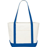 Baltic 18oz Cotton Canvas Tote — Royal (RYL) — blank front view — 3
