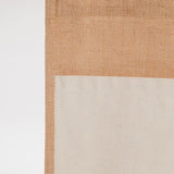 Jute Shopper Tote with Recycled Cotton Pocket — Natural (NT) — blank product view — 9