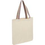 Rainbow Recycled 6oz Cotton Convention Tote — Natural (NT) — blank right angle — 6