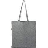 Recycled 7oz Cotton Convention Tote — Multi-Colored (MT) — blank back view — 6