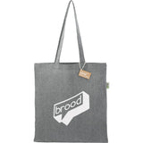 Recycled 7oz Cotton Convention Tote — Multi-Colored (MT) — decorated front view — 2
