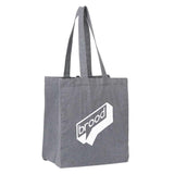 Recycled Cotton Grocery Tote Bag 7oz — Multi-Colored (MT) — decorated product view — 3