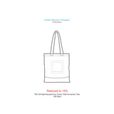 Split Recycled 5oz Cotton Twill Convention Tote — Green — blank product view — 11