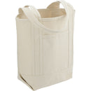 14oz Organic Cotton Tote — Natural (NT) — blank right angle