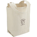 14oz Organic Cotton Tote — Natural (NT) — decorated right angle