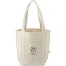 14oz Organic Cotton Tote — Natural (NT) — decorated front view