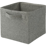 Recycled Cotton Storage Cube — Natural (NT) — blank left angle — 11
