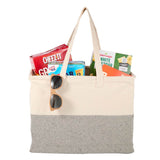Recycled Cotton Utility Tote 10oz — Natural — blank right angle — 6