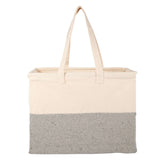 Recycled Cotton Utility Tote 10oz — Natural — blank front view — 5