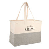 Recycled Cotton Utility Tote 10oz — Natural — decorated right angle — 4