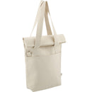 16 oz Organic Cotton Commuter Tote — Natural (NT) — blank right angle