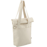 16 oz Organic Cotton Commuter Tote — Natural (NT) — blank right angle — 7