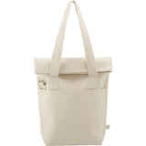 16 oz Organic Cotton Commuter Tote — Natural (NT) — blank front view — 5