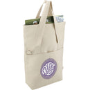 16 oz Organic Cotton Commuter Tote — Natural (NT) — decorated right angle