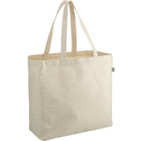Hemp Cotton Carry-All Tote — Natural (NT) — blank right angle — 8
